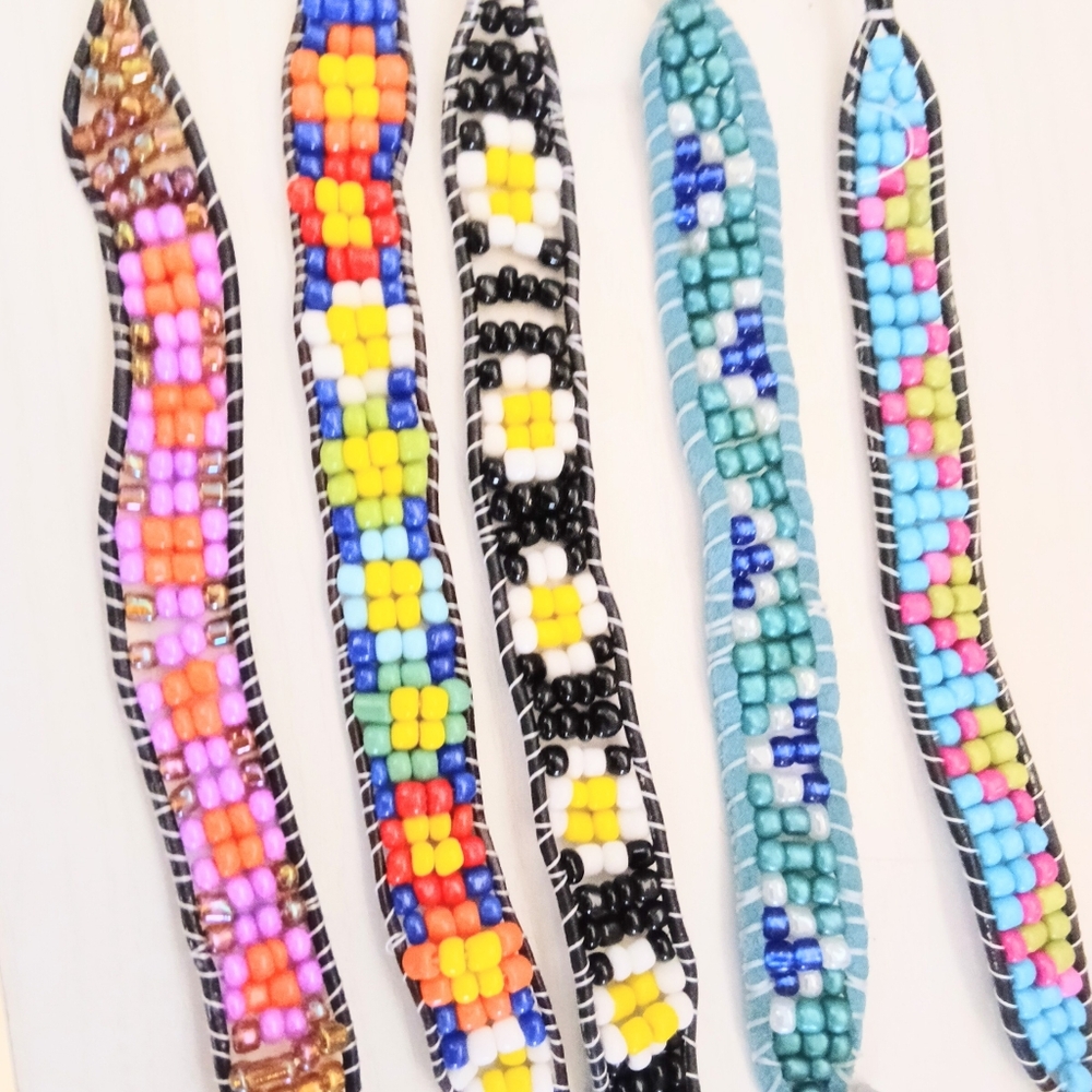 Colorful Beaded Kids Bracelets